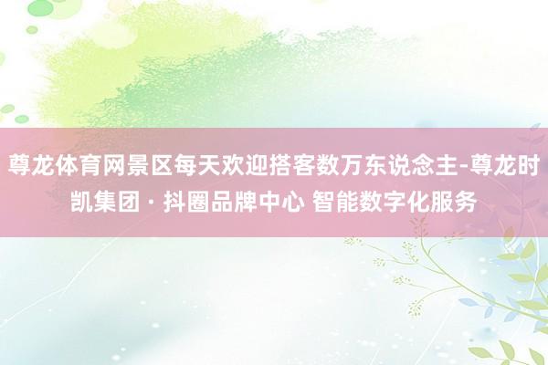 尊龙体育网景区每天欢迎搭客数万东说念主-尊龙时凯集团 · 抖